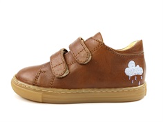 Angulus cognac weather embroidery shoes